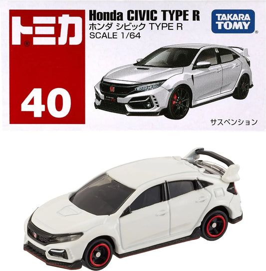 タカラトミー(TAKARA TOMY) トミカ No.40 ホンダ シビック TYPE R ミニカー おもちゃ 3歳以上 廃盤